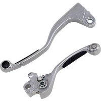 Image of 1SGYG92 - Moose Racing Competition Grip Lever Set For Yamaha YZF250 2009-2018 - Black/Silver