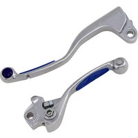 Image of 1SGYG93 - Moose Racing Competition Grip Lever Set For Yamaha YZF250 2009-2018 - Blue/Silver