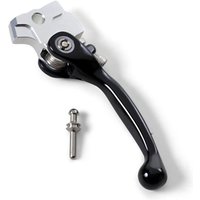 H07-2909BMB - Moose Racing Forged Flexi Brake Lever For Kawasaki KX250 2021-2024 - Black/Silver