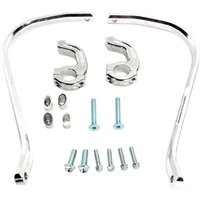 Image of 50-5214S - Moose Racing Contour Hand Guards - Silver