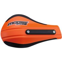 Image of 51-225 - Moose Racing Contour 2 Deflector Hand Guards - Black/Orange