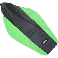 KX12599-43 - Moose Racing Standard Seat Cover For Kawasaki KX125 1999-2002 - Black Top/Green Cover