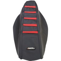 CRF45013-331RT - CRF45013-331RT - Moose Ribbed Seat Cover - Honda CRF250R 2014-17, CRF450R 2013-16 - Black/Red