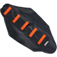 KTM6509-336RT - Moose Racing Ribbed Seat Cover For KTM SX65 2009-2015 - Black Cover/Orange Ribs