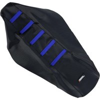 YZ12502-332RT - YZ12502-332RT - Moose Ribbed Seat Cover - Yamaha YZ 125/250 2002-18 - Black/Blue