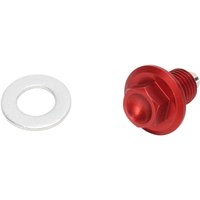 Image of DP113 - Moose Racing Magnetic Drain Plug For Yamaha YFM 350 FX 4X4 - Red