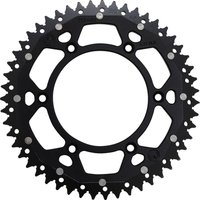 Image of 1210-210-51-10X - Moose Racing Dual Sprocket For Honda CR125 1984-2007 Rear Black 51T