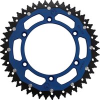Image of 1210-251-49-12X - Moose Racing Dual Sprocket For Yamaha IT 250 1981-1983 Rear Blue 49T