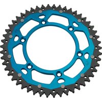 Image of 1210-251-50-12X - Moose Racing Dual Sprocket For Yamaha IT 250 1981-1983 Rear Blue 50T