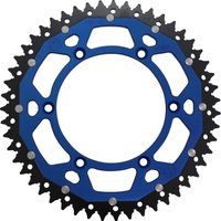 Image of 1210-251-51-12X - Moose Racing Dual Sprocket For Yamaha IT 250 1981-1983 Rear Blue 51T