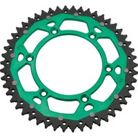 1210-460-50-15X - Moose Racing Dual Sprocket For Kawasaki KDX175 1980-1982 Rear Green 50T