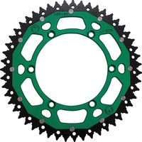 1210-460-51-15X - Moose Racing Dual Sprocket For Kawasaki KDX175 1980-1982 Rear Green 51T