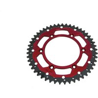 1210-BET-49-13X - Moose Racing Dual Sprocket For Beta RR 250 2013-2018 Rear Black/Red 49T