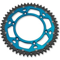 Image of 1210-822-50-12X - Moose Racing Dual Rear Sprocket For Husqvarna CR125 1991-2013 Rear Black/Blue 50T