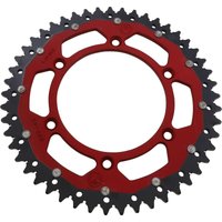 1210-897-49-13X - Moose Racing Dual Sprocket For Gas Gas EC 250 2021-2025 Rear Red 49T