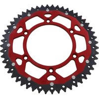 Image of 1210-897-52-13X - Moose Racing Dual Sprocket For Gas Gas EC 250 2021-2025 Rear Red 52T