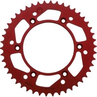 Image of 1211-210-46-13 - Moose Racing Rear Aluminium Sprocket For Honda CR125 1984-2007 Rear Red 46T