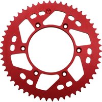 1211-210-54-13 - Moose Racing Rear Aluminium Sprocket For Honda CR125 1984-2007 Red 54T