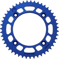 Image of 1211-895-47-12 - Moose Racing Rear Aluminium Sprocket For Gas Gas MC85 2022-2024 Rear Blue 47T