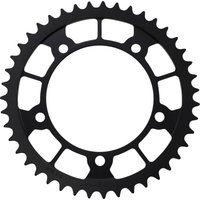 1211-1792-43-10 - Moose Racing Rear Aluminium Sprocket For Triumph Bonneville 800 2002-2006 Rear Black 43T