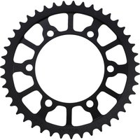 1211-1876-43-10 - Moose Racing Aluminium Sprocket For Yamaha FJ-09 850 ABS 2015-2019 Rear Black 43T