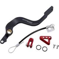 82-0105-21-11 - Moose Racing Brake Pedal For Honda CR250 2002-2007 - Black/Red