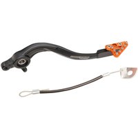 82-0565-21-40 - Moose Racing Brake Pedal For KTM EXC-F450 2017-2018 - Black/Orange