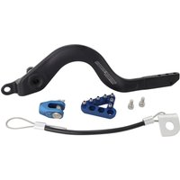 Image of 82-0225-21-22 - Moose Racing Brake Pedal For Yamaha YZ85 2002-2022 - Black/Blue