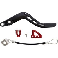 Image of 82-0801-21-10 - Moose Racing Brake Pedal For Beta RR 250 2013-2019 - Black/Red