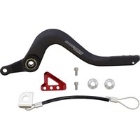 Image of 82-0605-21-10 - Moose Racing Brake Pedal For Gas Gas EC 125 Racing 2014-2015 - Black/Red