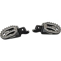 P17-24A4B - Moose Racing Qualifier Footpegs For Kawasaki KX250 2021-2023 - Black