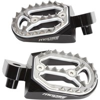 P17-44A6B - Moose Racing Qualifier Footpegs For Gas Gas EC125 1997-2010 - Black