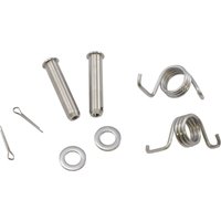 Image of P17-4601 - Moose Racing Foot Peg Pin & Spring For Yamaha WRF250 2001-2022 - Silver