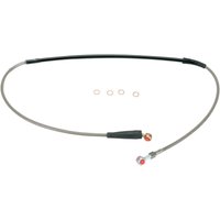 H02-1-029/P - Moose Racing Stainless Steel Braided Brake Hose For Honda CR85R 2005-2007 Front - Silver