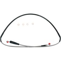 S01-1-038/P - Moose Racing Stainless Steel Braided Brake Hose For Suzuki DRZ400SM 2005-2008 Front - Silver