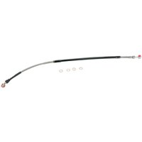 S01-2-035/P - Moose Racing Stainless Steel Braided Brake Hose For Suzuki DRZ400SM 2005-2008 Rear - Silver