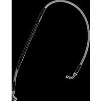 Image of H01-2-014/P-CL - Moose Racing Stainless Steel Brake Hose For Husqvarna WR250 2006-2012 Rear - Braided