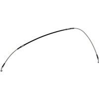 K01-1-048/P-CL - Moose Racing Stainless Steel Brake Hose For Husqvarna FS 450 2015-2024 Front - Braided