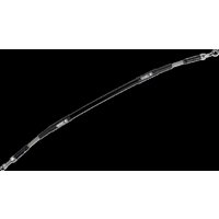 Image of K01-2-015/P-CL - Moose Racing Stainless Steel Brake Hose For KTM SX65 2004-2008 Rear - Braided