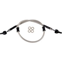 K01-2-024/P-CL - Moose Racing Stainless Steel Braided Brake Hose For Kawasaki KXF250 2006-2011 Rear