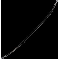 Image of K02-2-027/P-CL - Moose Racing Stainless Steel Braided Brake Hose For Kawasaki KLX300R 1997-2001 Rear