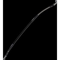 Image of K02-2-015/P - Moose Racing Stainless Steel Braided Brake Hose For Kawasaki KX125 2003-2004 Rear