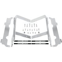 Image of 11-163 - Moose Racing Radiator Braces For Honda CRF450R 2005-2008 - Silver