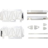 12-5019 - Moose Racing Billet Radiator Guards For Yamaha WRF250 2020-2024 - Silver
