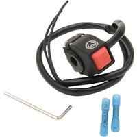 Image of KS-B-BLACK-M - Moose Racing Billet Kill Switch - Black/Red