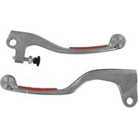 1SGHA25 - Moose Racing Competition Grip Lever Set For Honda CR125 1992-2004 - Red/Silver