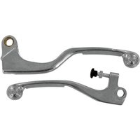 1SGHA27 - Moose Racing Competition Grip Lever Set For Honda CR125 1992-2004 - Clear/Silver
