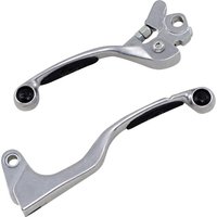 1SGYG32 - Moose Racing Competition Grip Lever Set For Kawasaki KX250 2005-2008 - Black