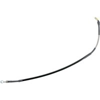 H02-2-014/P-CL - Moose Racing Stainless Steel Braided Brake Hose For Honda CR125 1987-1997 Rear - Silver