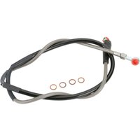 Image of K01-1-027/P-CL - Moose Racing Stainless Steel Braided Brake Hose For KTM EXC200 2013-2015 Front - Silver
